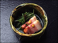豚バラとみず菜